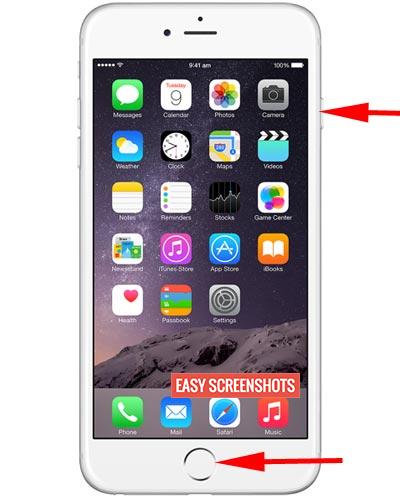 Hardware Keys iphone Screenshot Capture