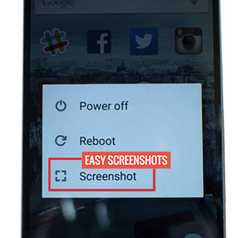 Take Screenshot on Oneplus 3T using Power button