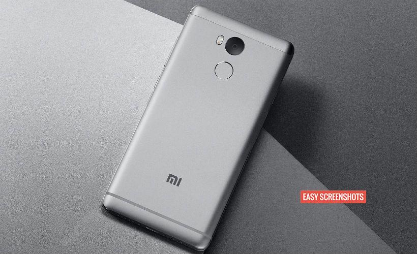 Press Volume Down And Power Button To take Screenshot On Xiaomi Redmi 4a