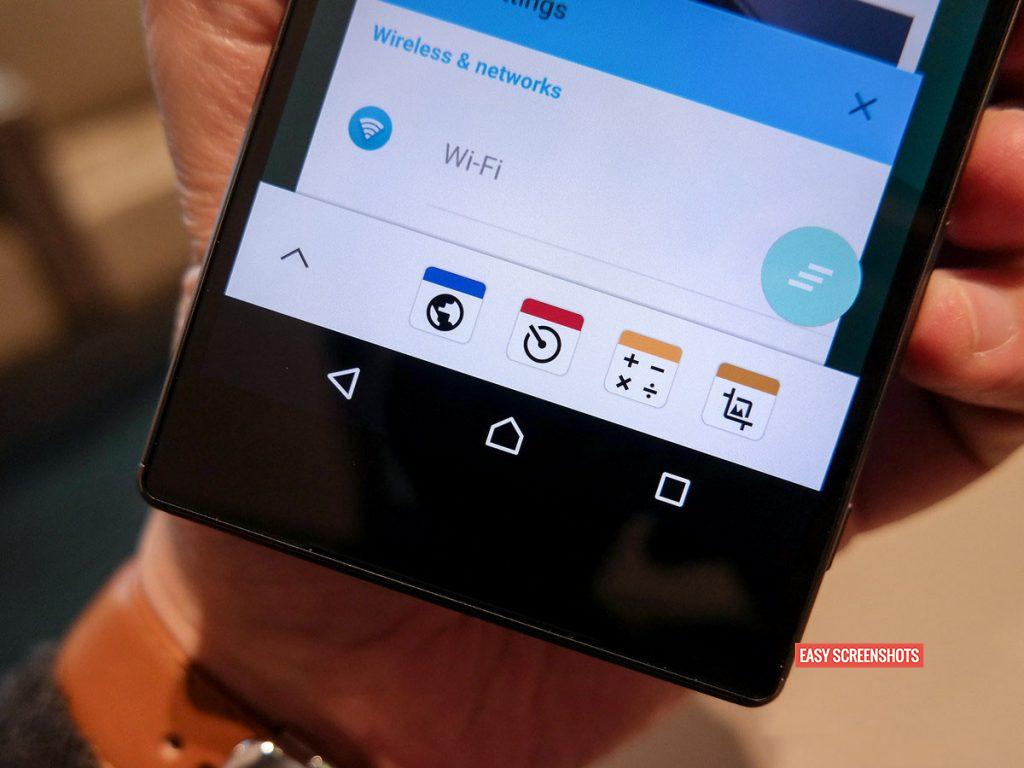 xperia z5 task switching widnow screenshot