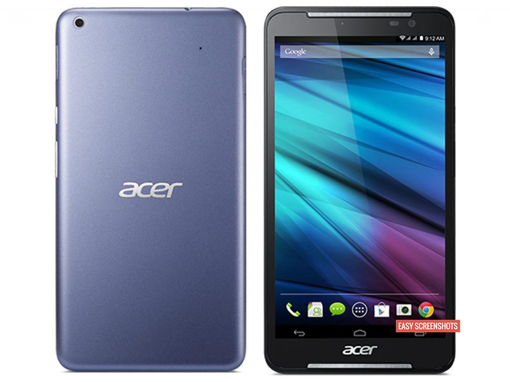 How to take screenshot picture on Acer Iconia Talk S