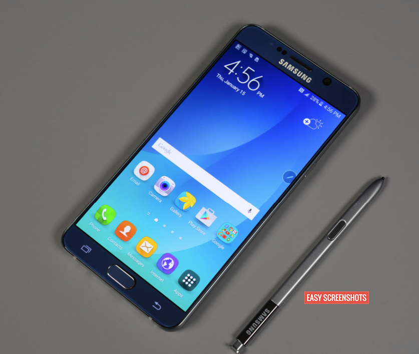 Samsung Note 5 Screenshot help