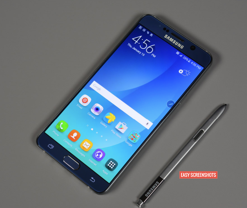 Best methods to take screenshot on samsung note 5